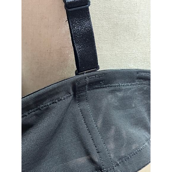 Torrid Curve Black Bra 48B Women Push Up Lace T-Shirt Convertible Strapless - Picture 5 of 10